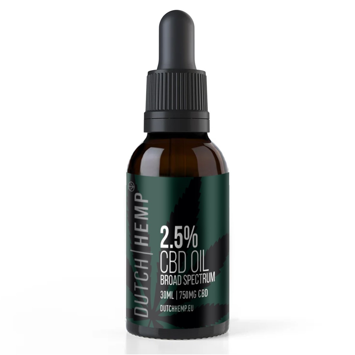 Dutchhemp CBD olie PUUR – 30 ml – 2,5% – 750 mg