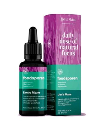 Foodsporen Lions mane paddenstoelen extract 30-ml