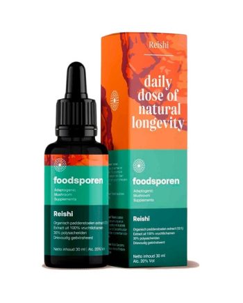 Foodsporen Reishi paddenstoelen extract 30-ml