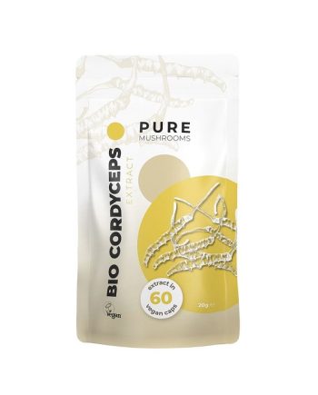 Pure Mushrooms Cordyceps paddenstoelen extract Bio - 60 capsules