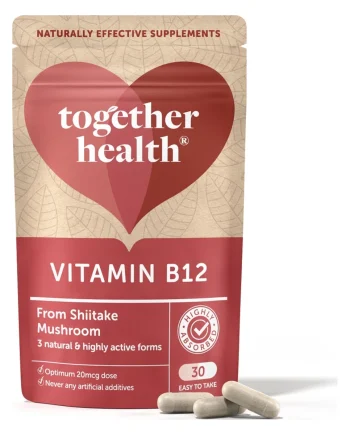 Together Vitamine B12 uit paddenstoelen: voorkant van de verpakking